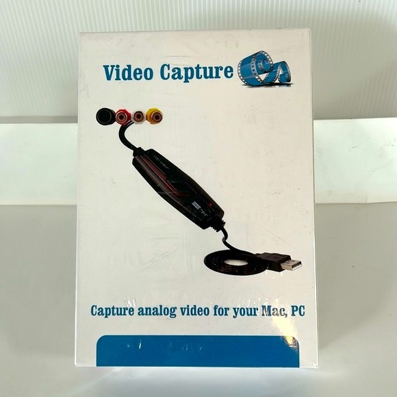 Video Capture Analog Video For Mac PC With Software Stereo Cable & SCART Adapter - Picture 1 of 10